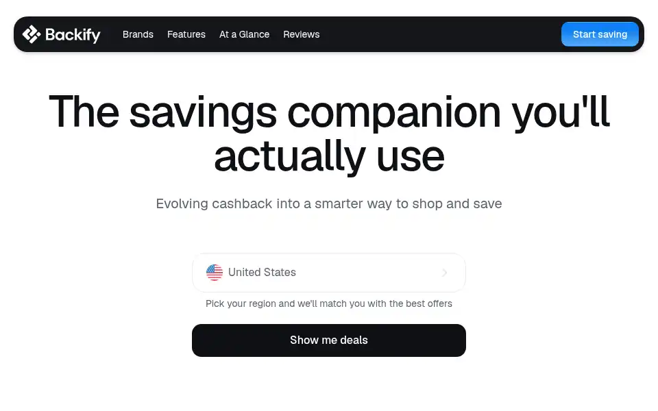 Screenshot of backify.com