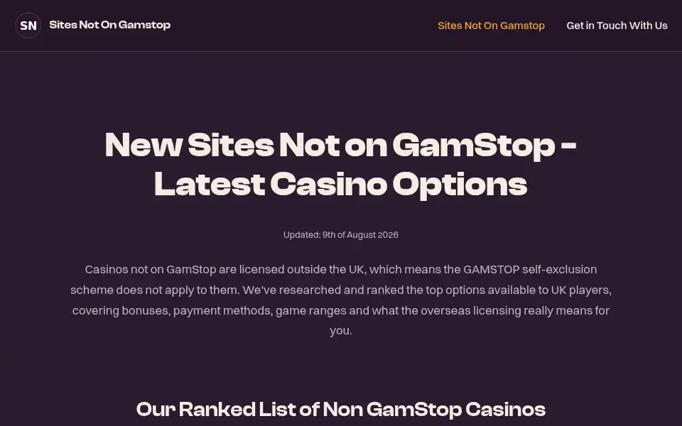 Screenshot of backinamo.uk