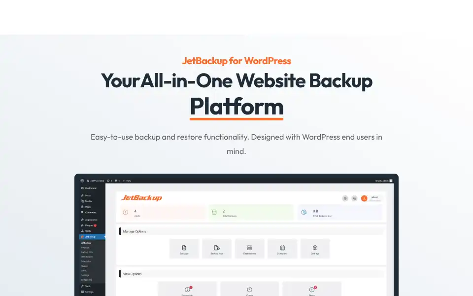 Screenshot of backup-guard.com