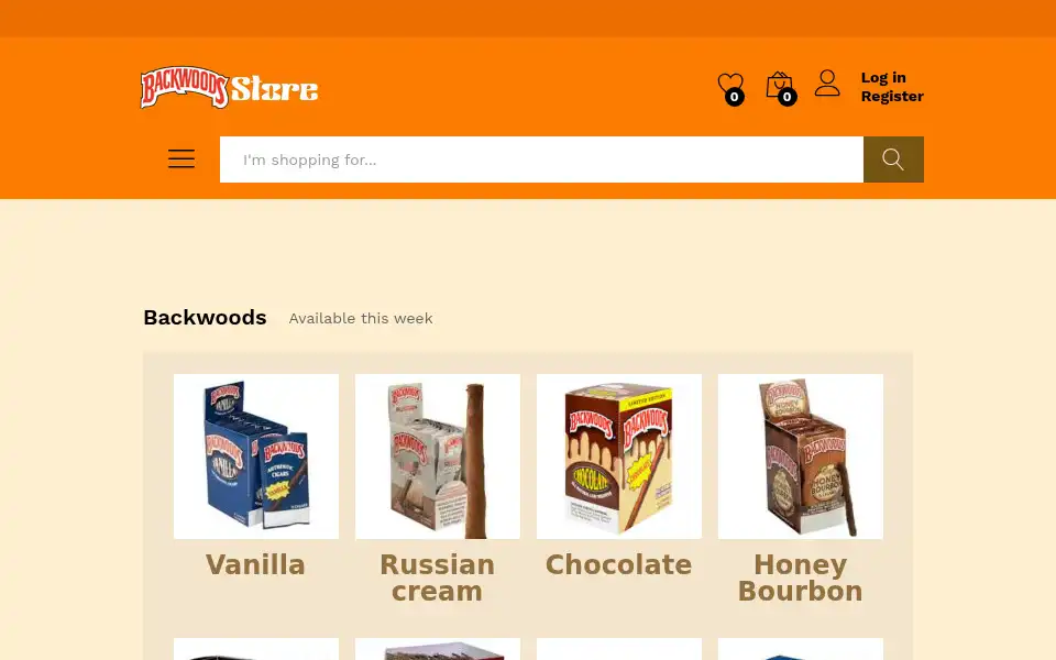 Screenshot of backwoodstore.ca