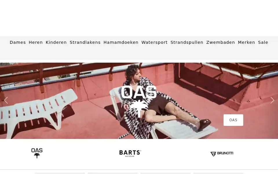 Screenshot of badenstrand.nl