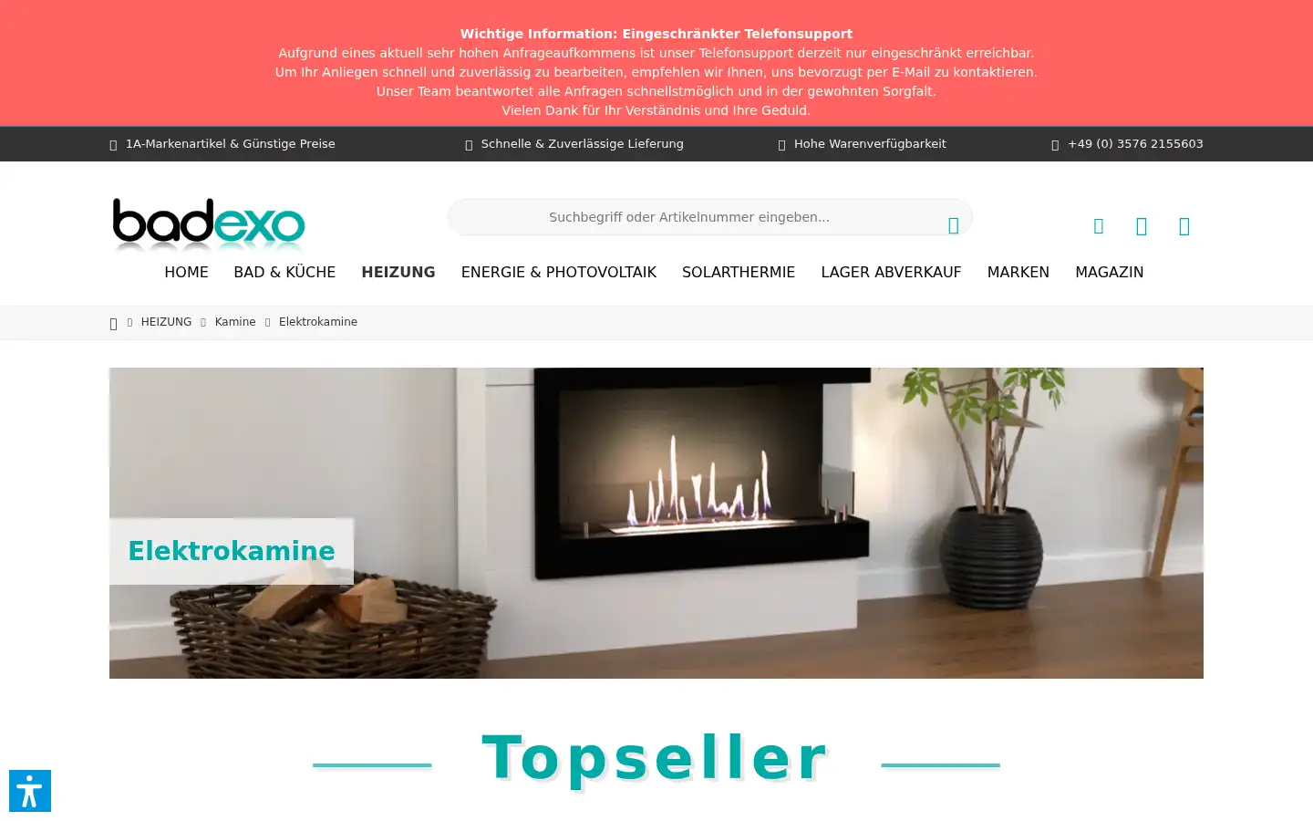 Screenshot of badexo.de