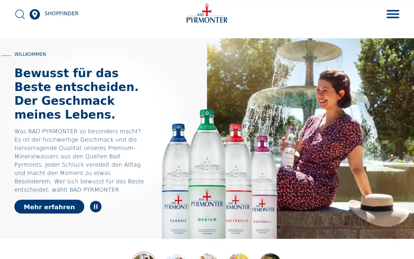 Screenshot of badpyrmonter.de