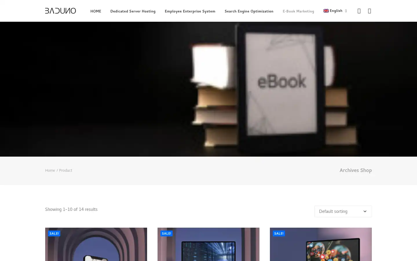 Screenshot of baduno.com