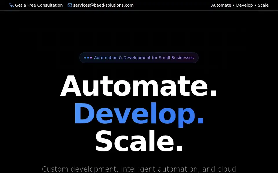 Screenshot of baed-solutions.com