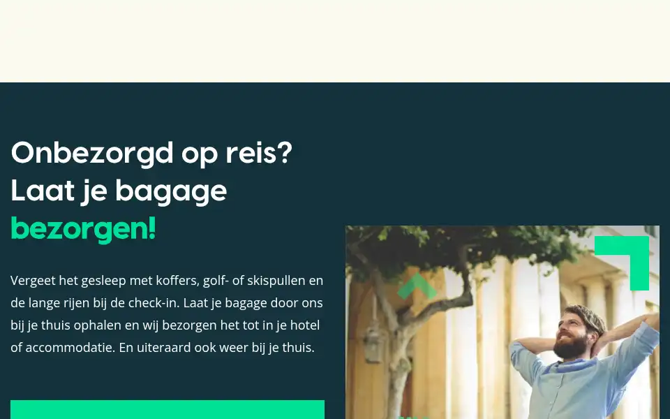 Screenshot of bagbooking.eu