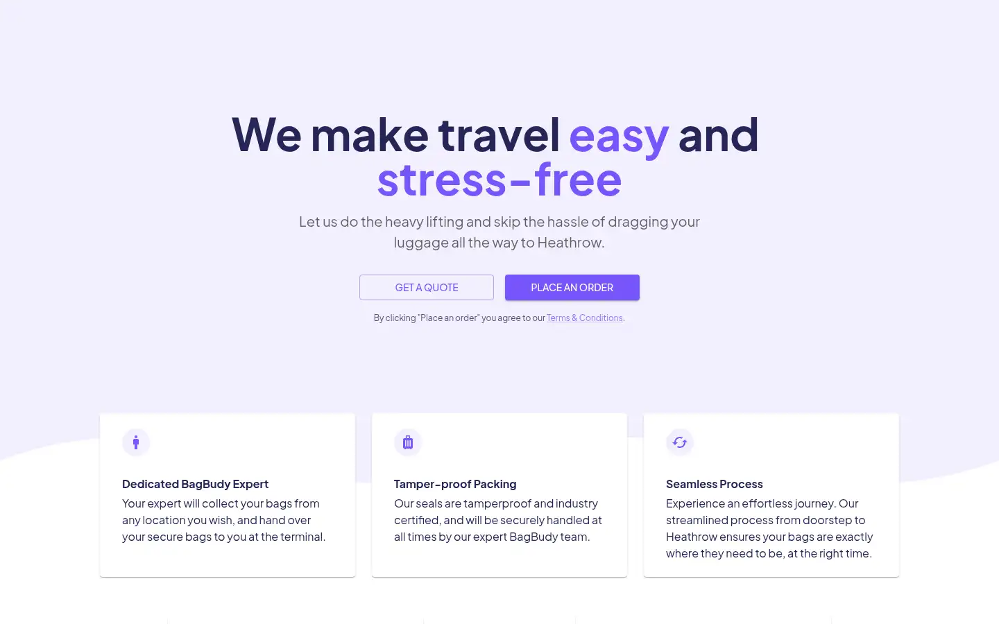 Screenshot of bagbudy.com