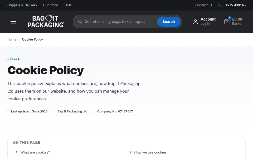 Screenshot of bagitplastics.co.uk