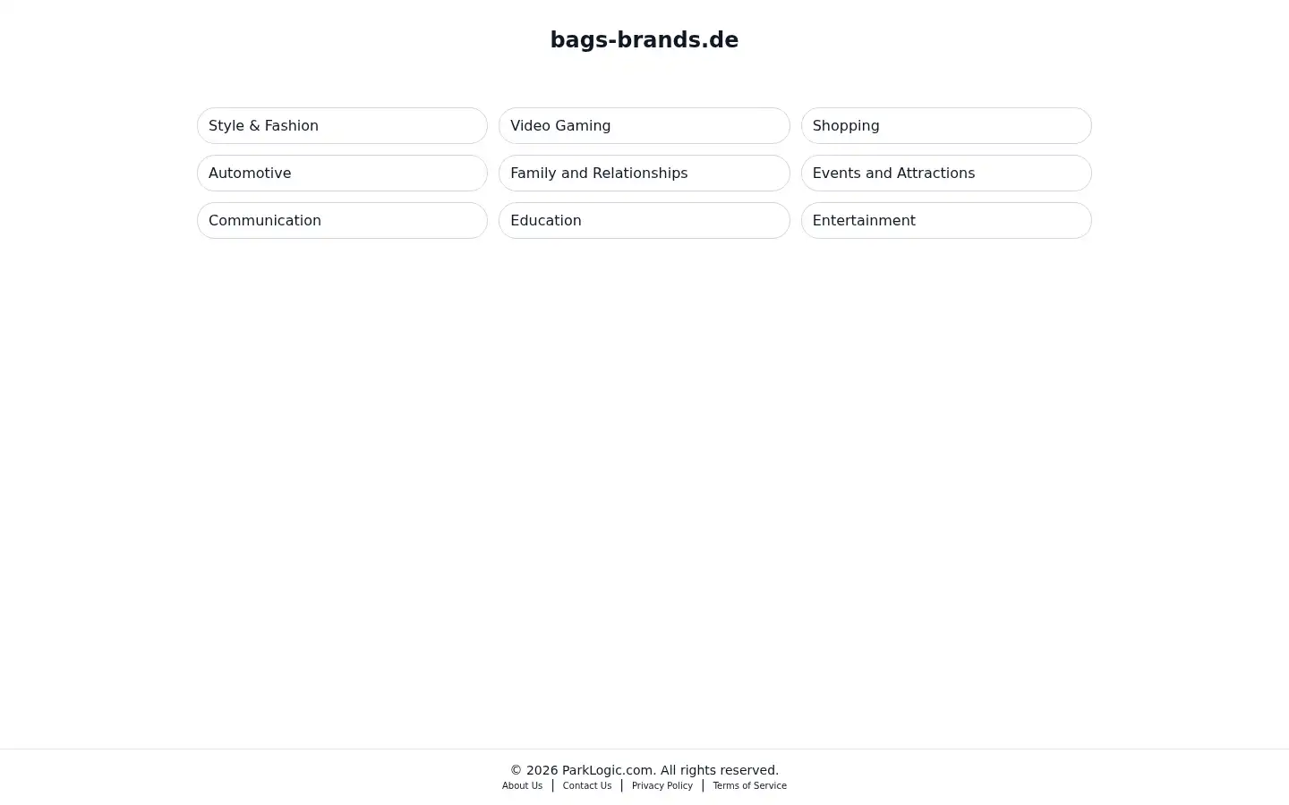 Screenshot of bags-brands.de
