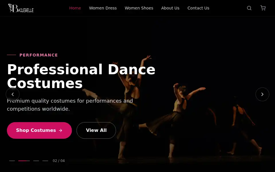 Screenshot of bailebelle.com