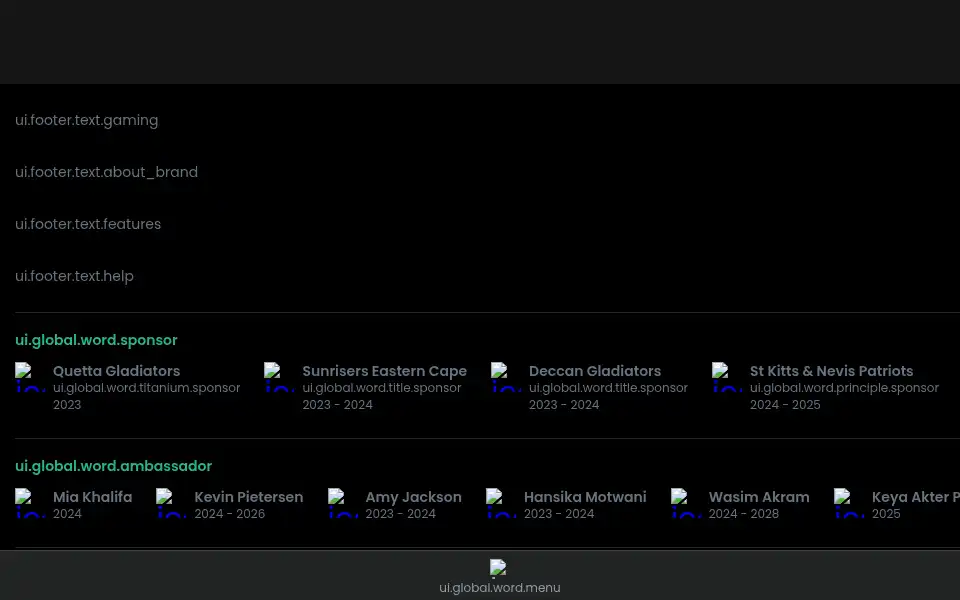 Screenshot of baji7777.live
