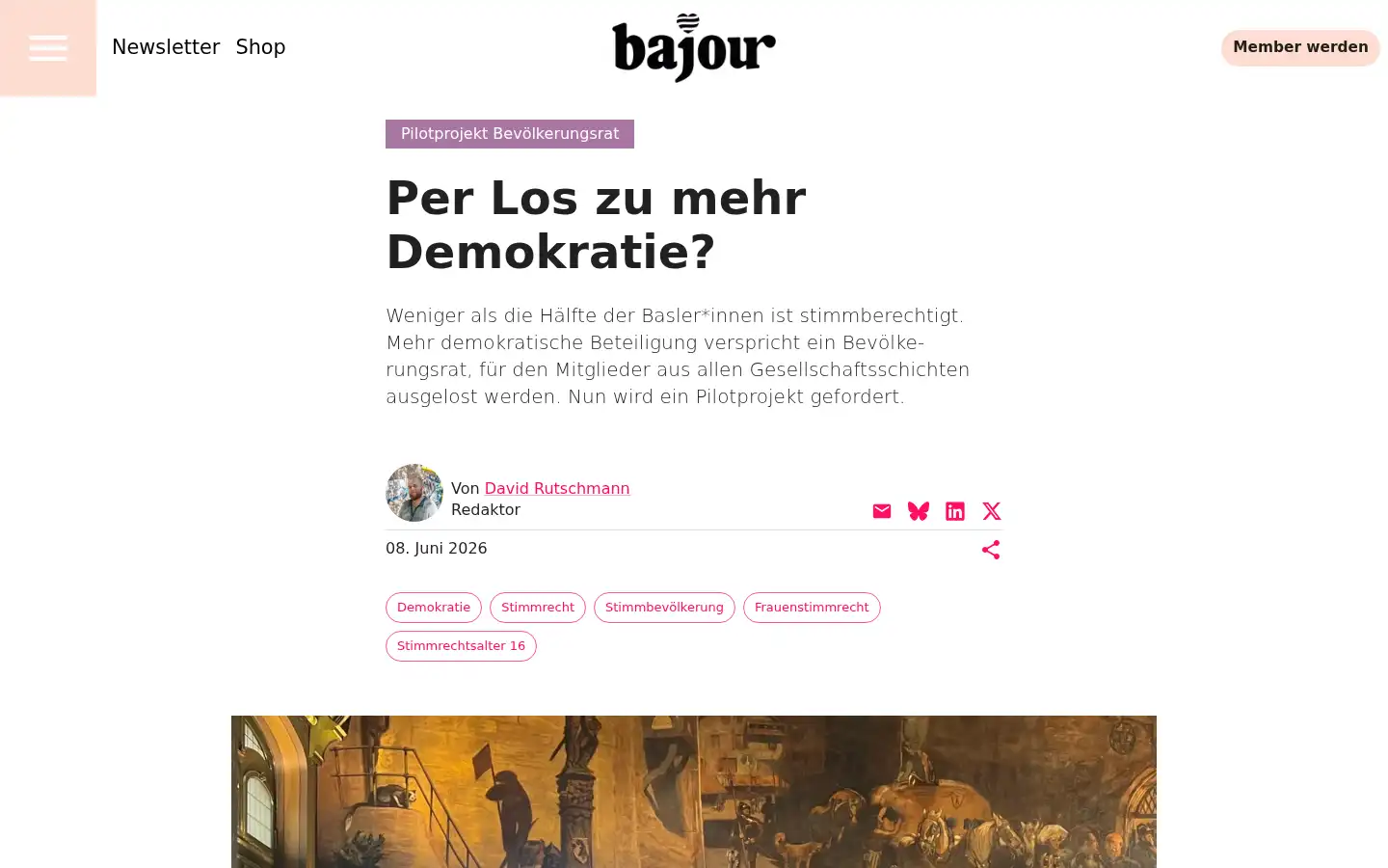 Screenshot of bajour.ch