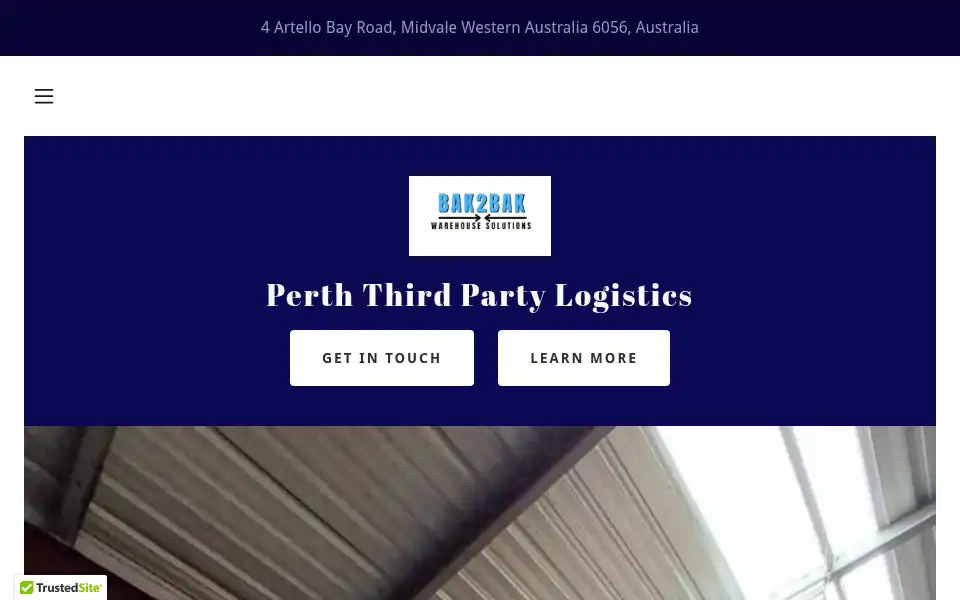 Screenshot of bak2bak.com.au