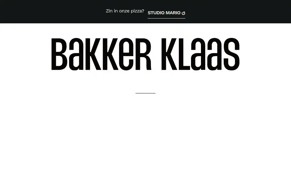 Screenshot of bakkerklaas.be