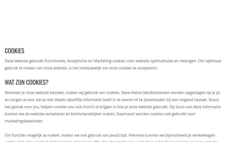 Screenshot of bakkerracingproducts.nl