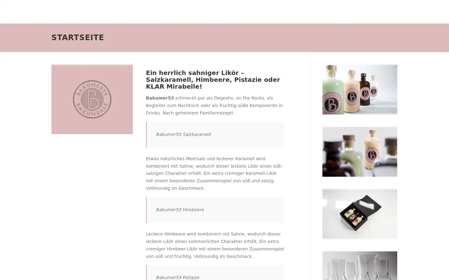 Screenshot of bakumer53.net