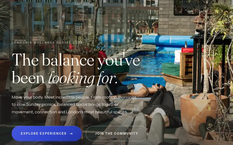 Screenshot of balancedsocial.co.uk