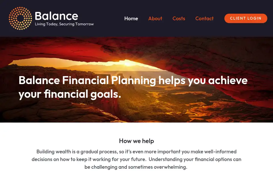 Screenshot of balancefp.co.uk