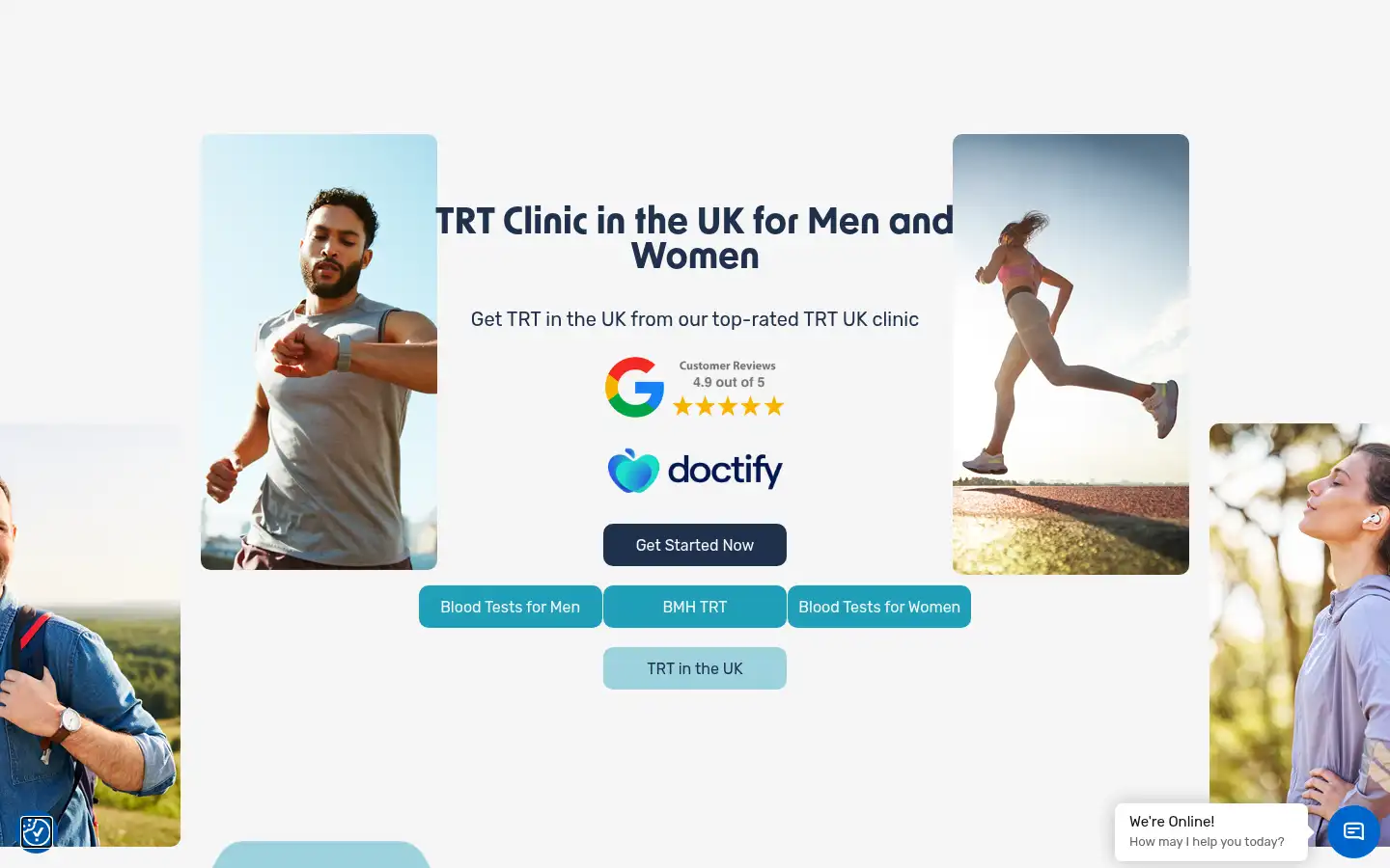 Screenshot of balancemyhormones.co.uk