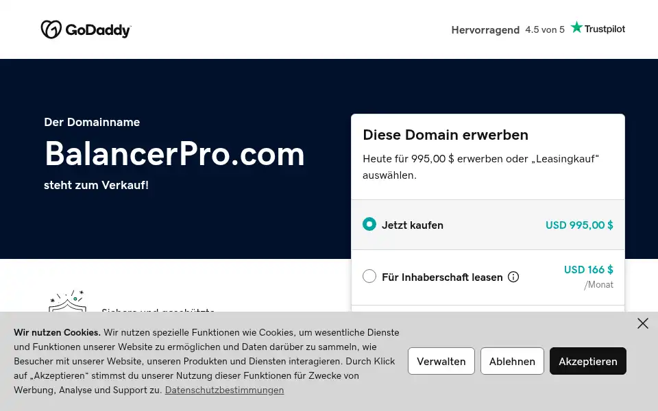 Screenshot of balancerpro.com