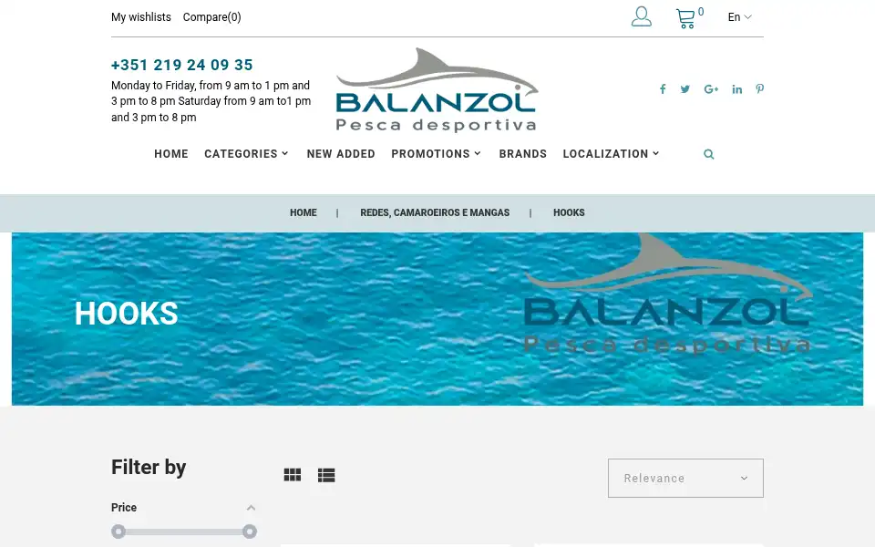 Screenshot of balanzol.com