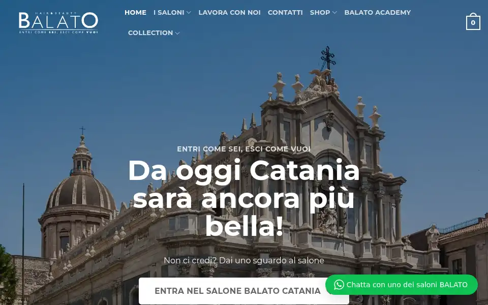 Screenshot of balato.it
