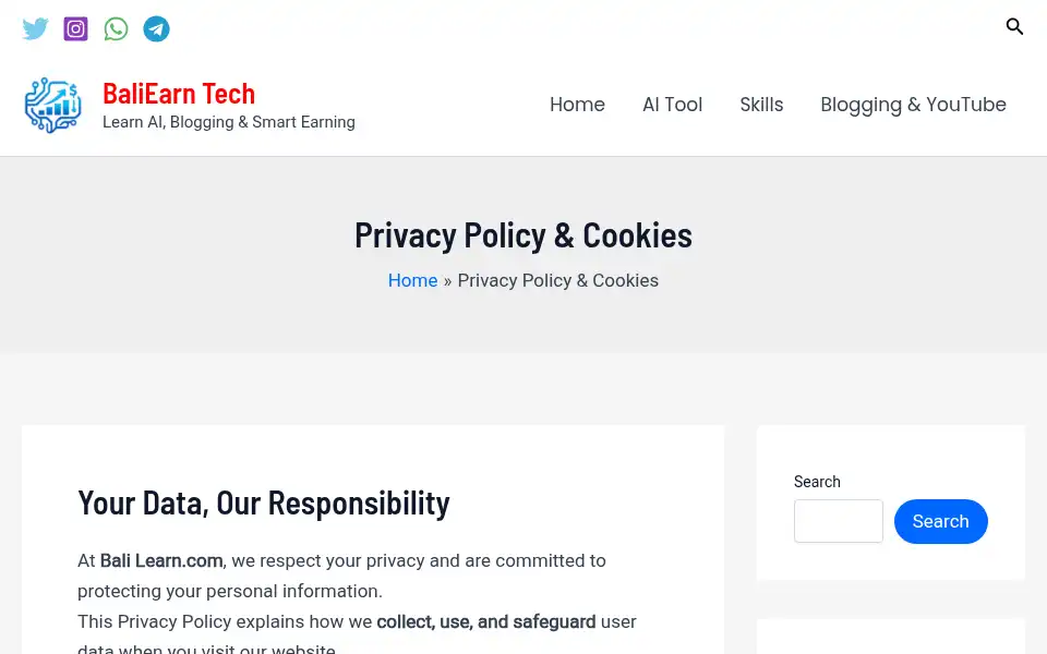 Screenshot of baliearn.com
