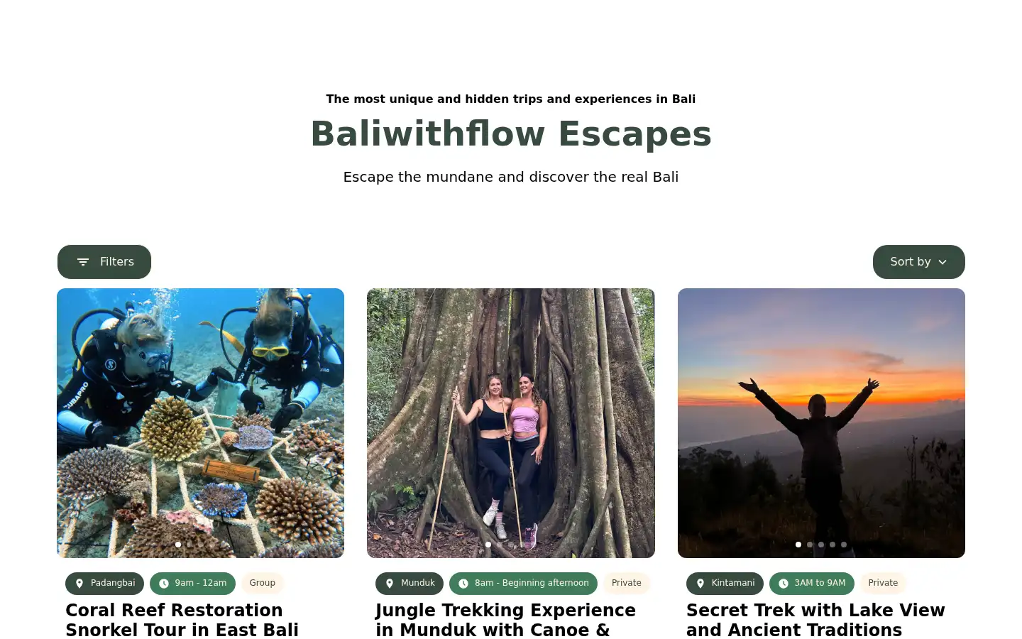 Screenshot of baliwithflow.com