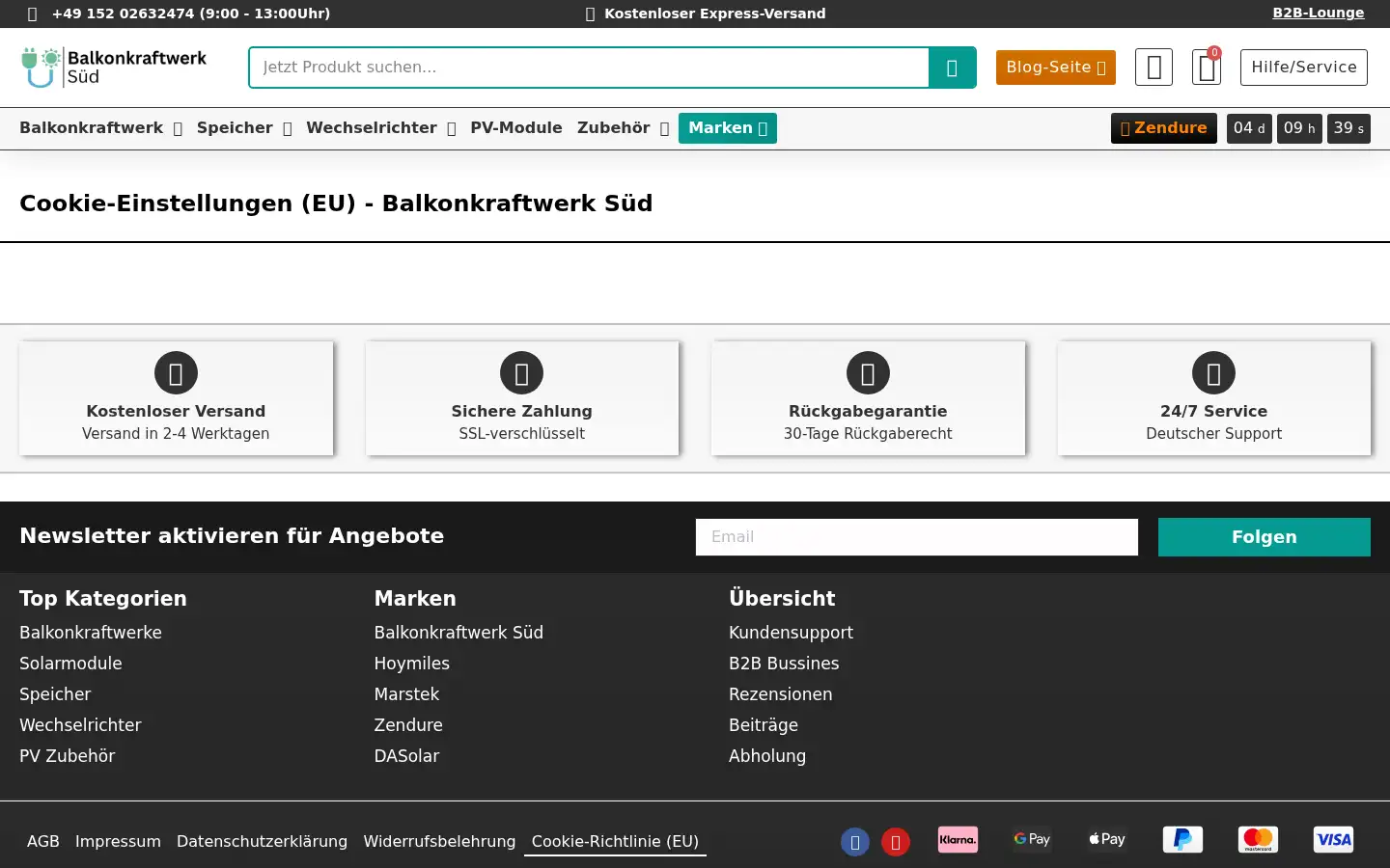 Screenshot of balkonkraftwerk-sued.de