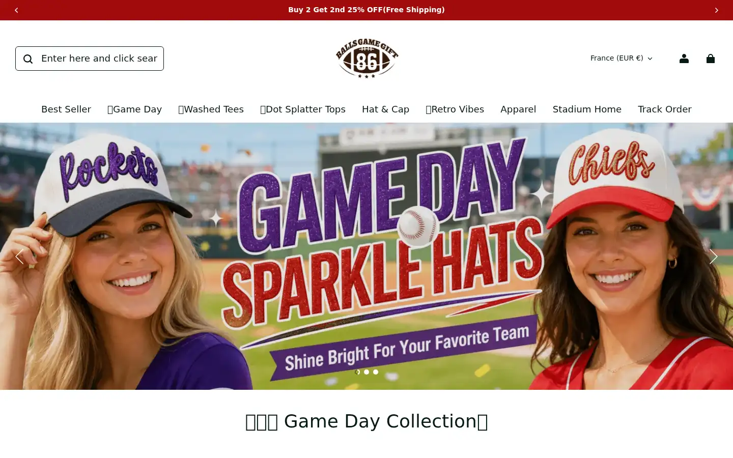 Screenshot of ballsgamegift.com