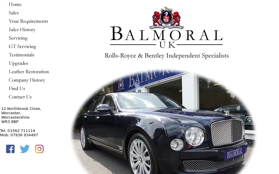 Screenshot of balmoraluk.com