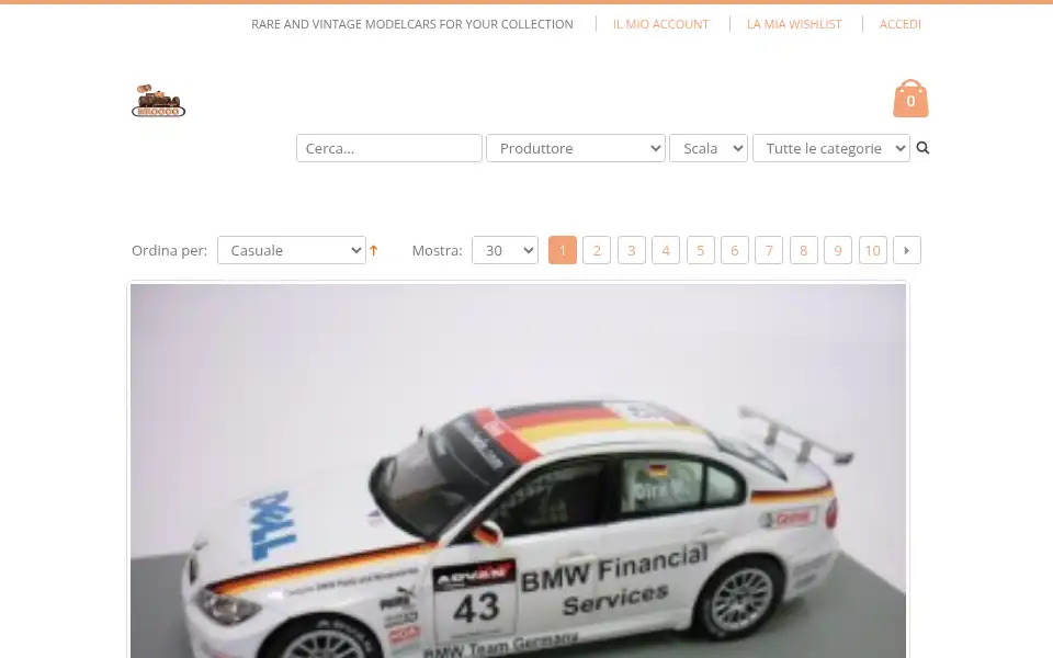 Screenshot of baloccomodelcar.com