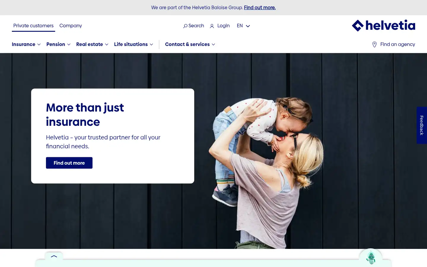 Screenshot of baloise.ch