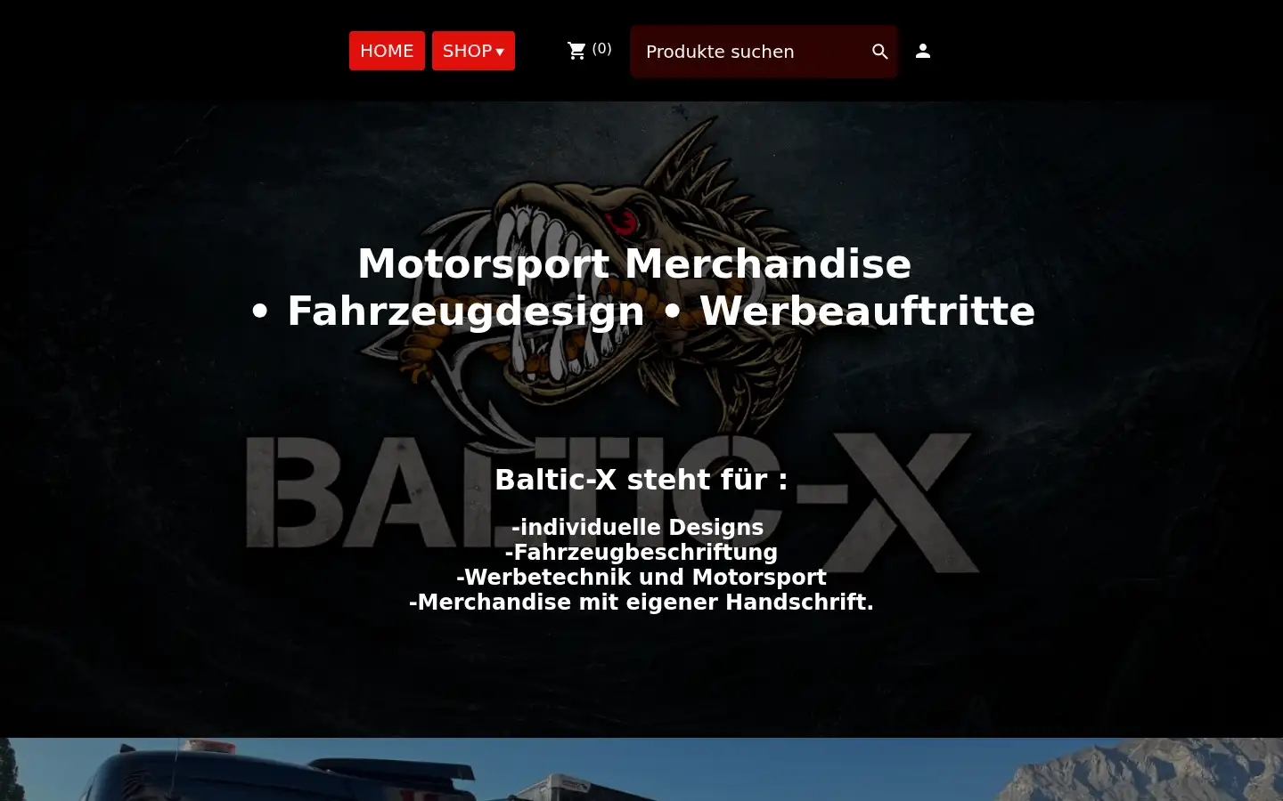 Screenshot of baltic-x.de