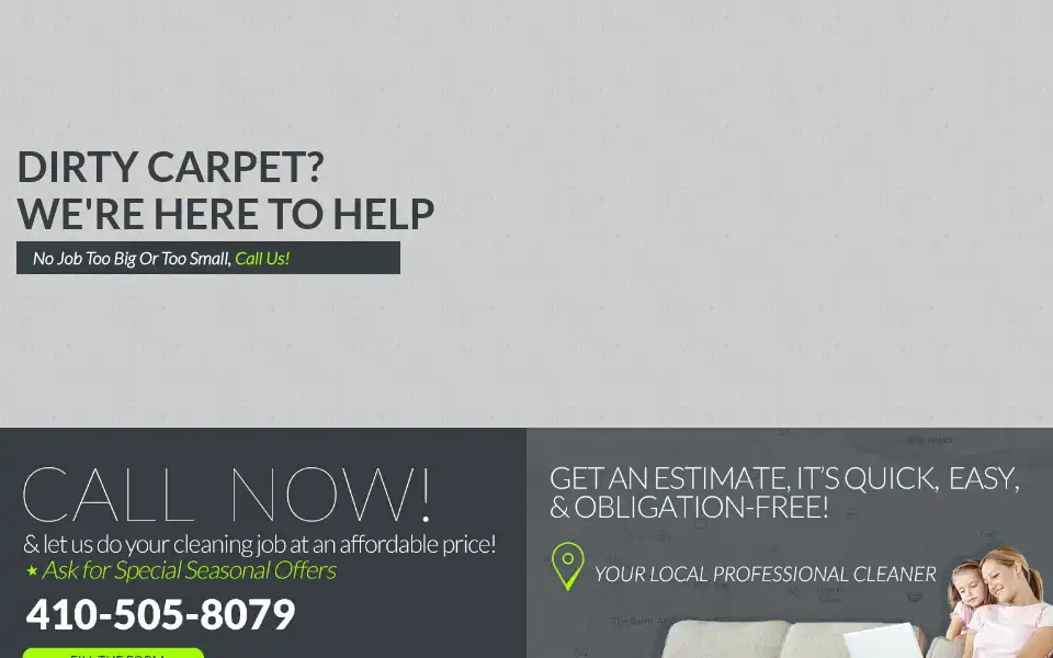 Screenshot of baltimorecarpetcleaning.com