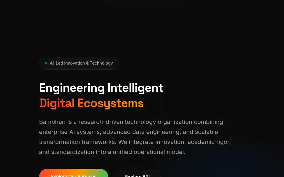 Screenshot of bambhari.com