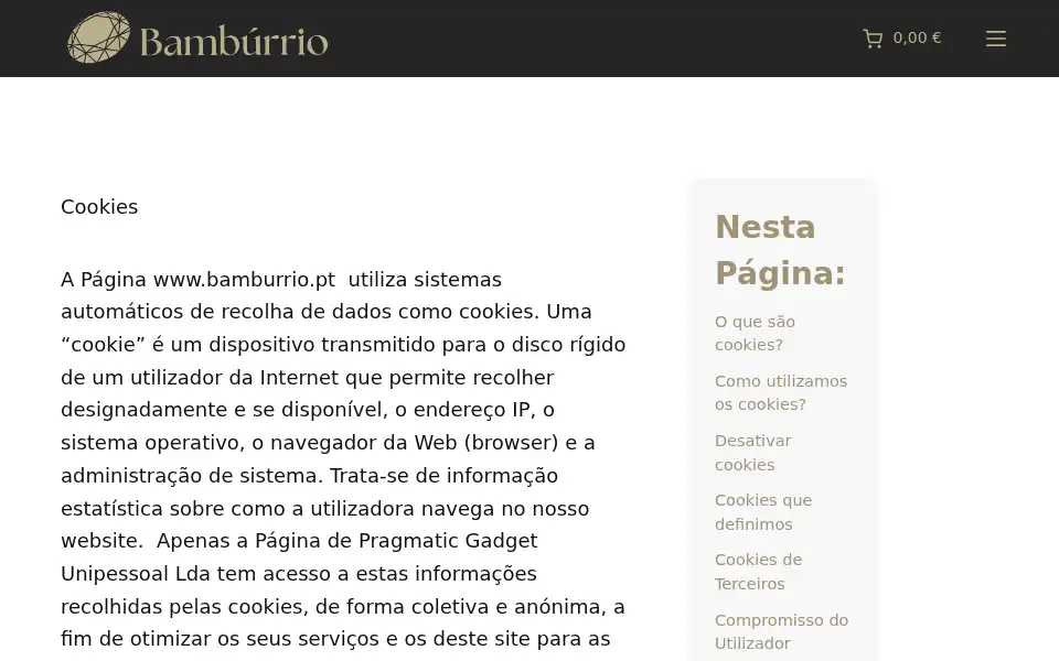 Screenshot of bamburrio.pt