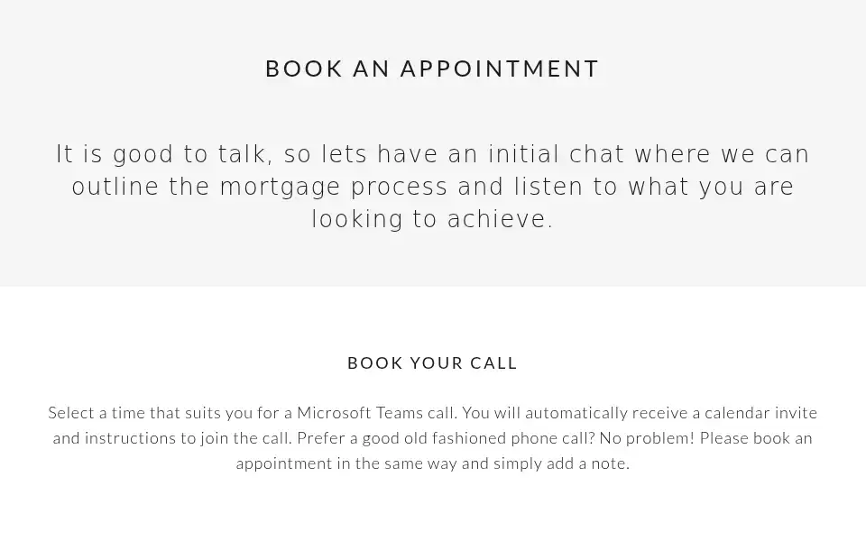 Screenshot of bamfordmortgages.com
