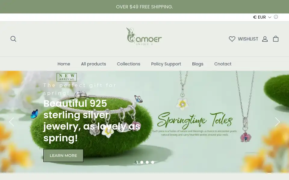 Screenshot of bamoer.com