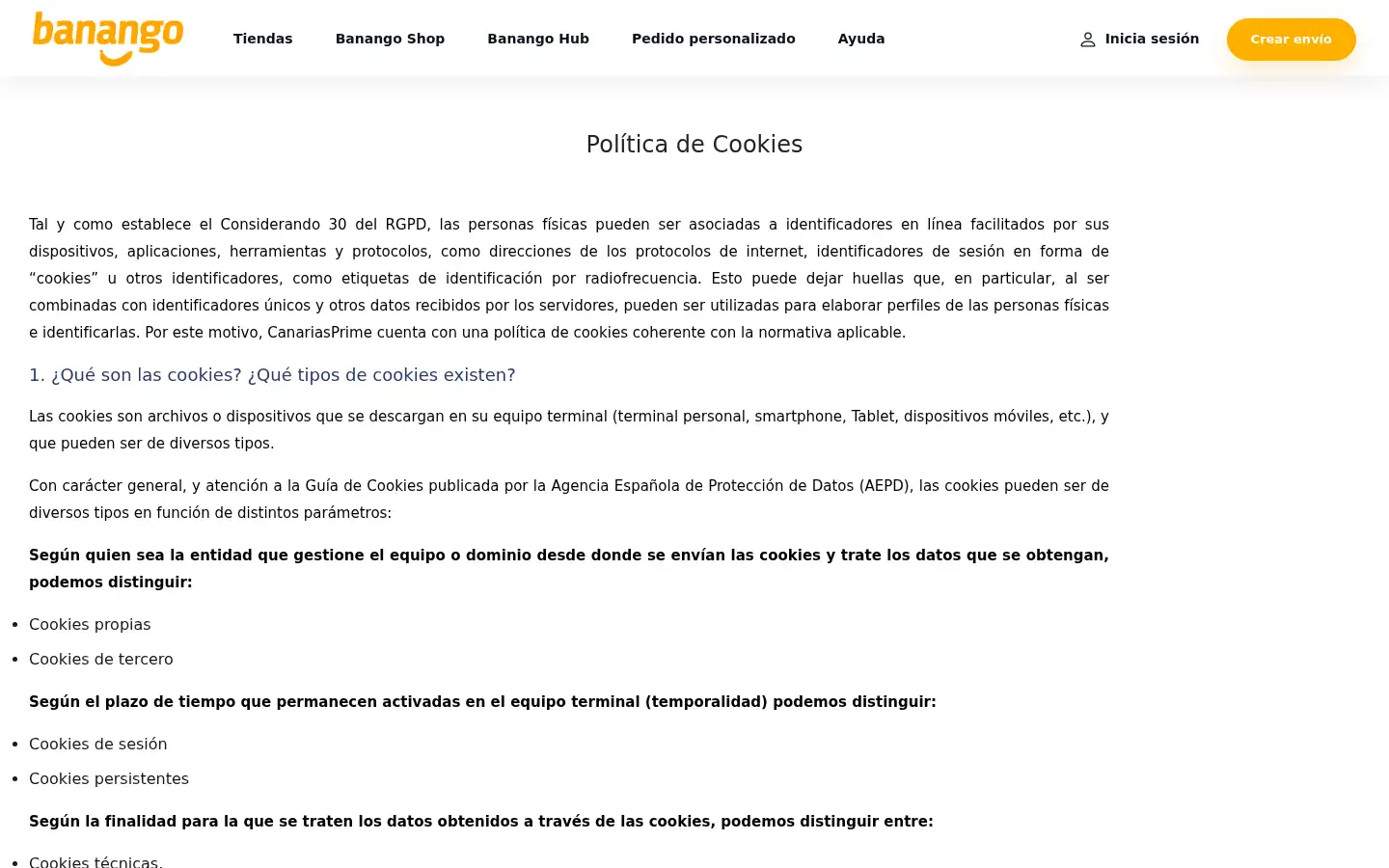 Screenshot of banango.app