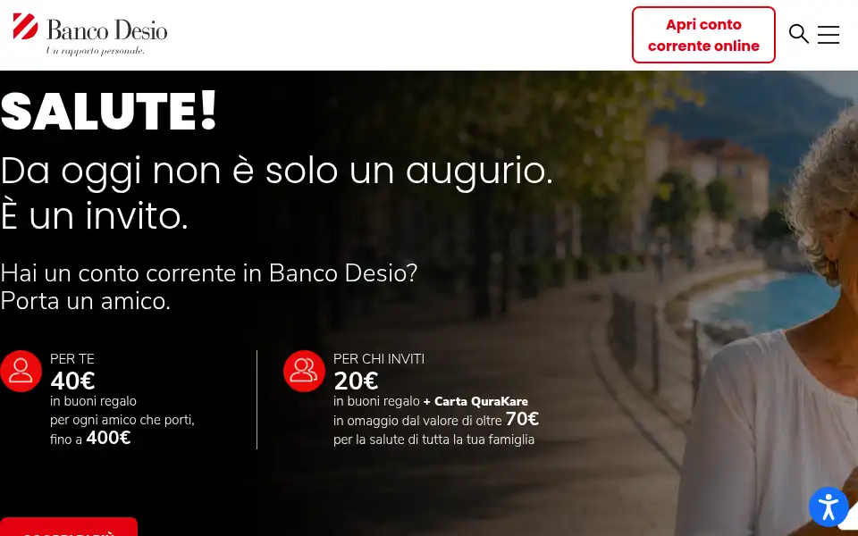 Screenshot of bancodesio.it
