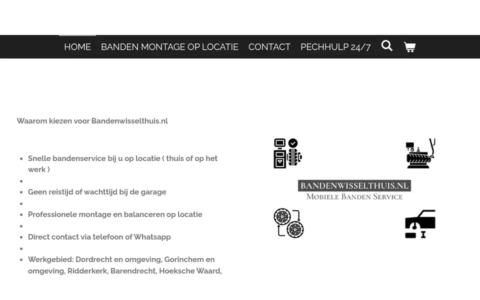 Screenshot of bandenwisselthuis.nl