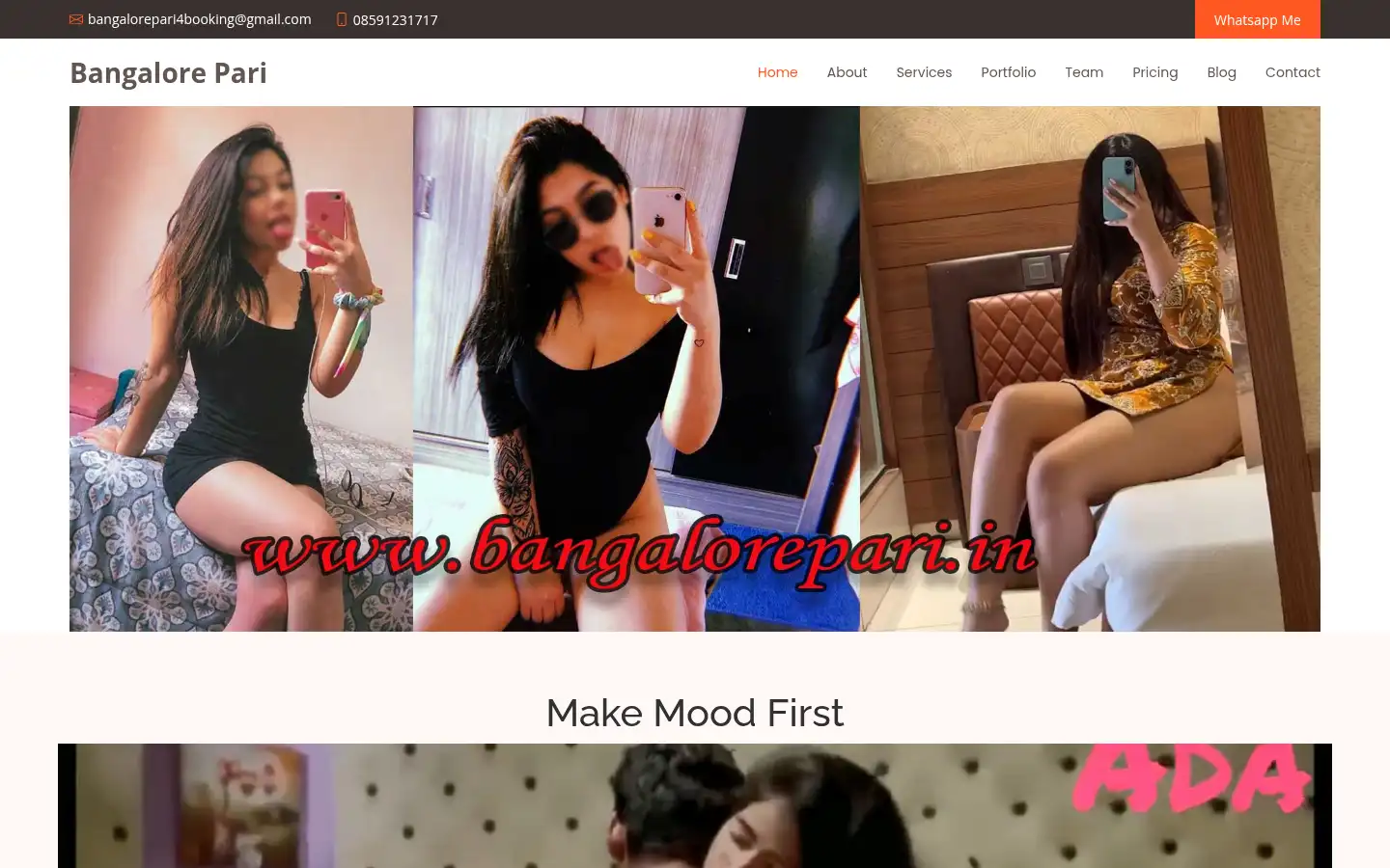 Screenshot of bangalorepari.in
