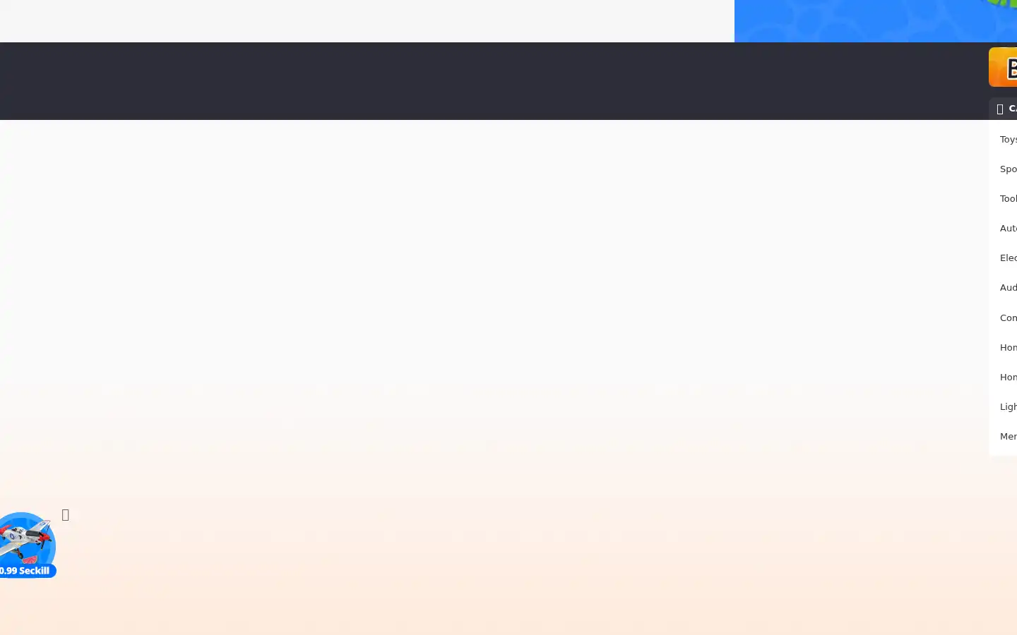Screenshot of banggood.com
