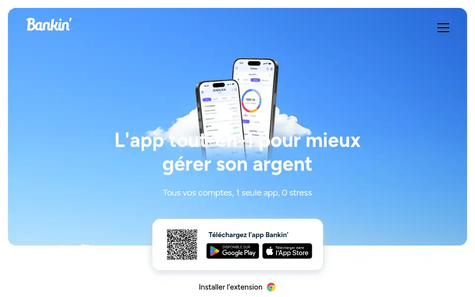 Screenshot of bankin.com