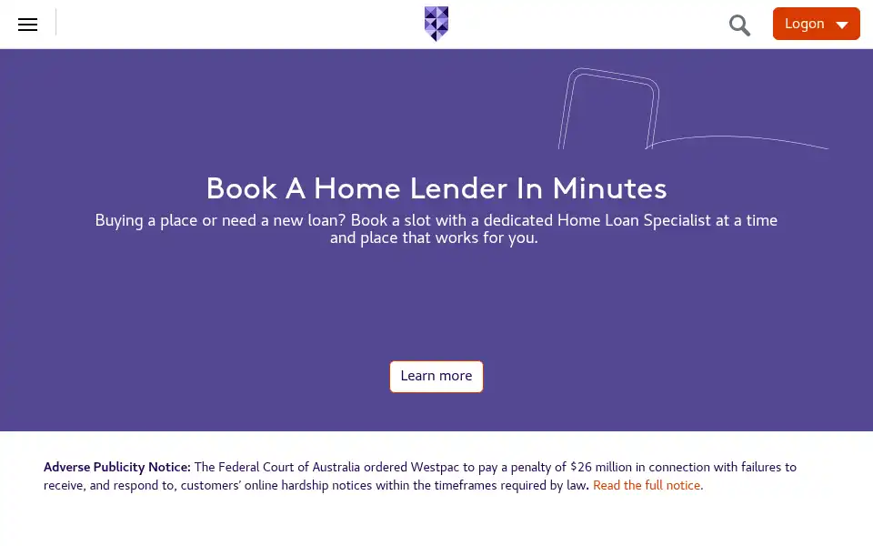 Screenshot of bankofmelbourne.com.au