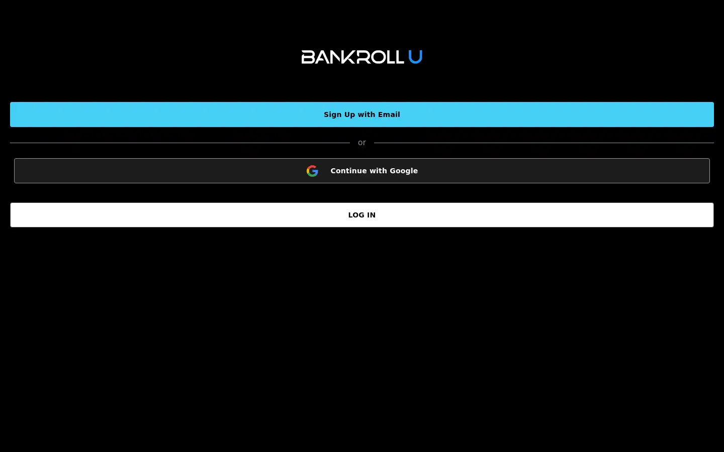 Screenshot of bankrollu.com