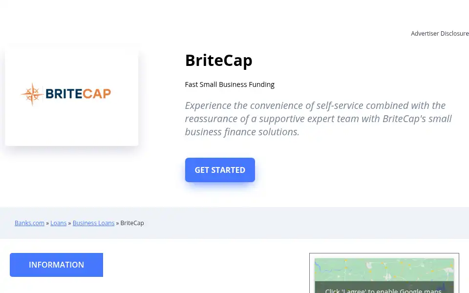Screenshot of banks.com