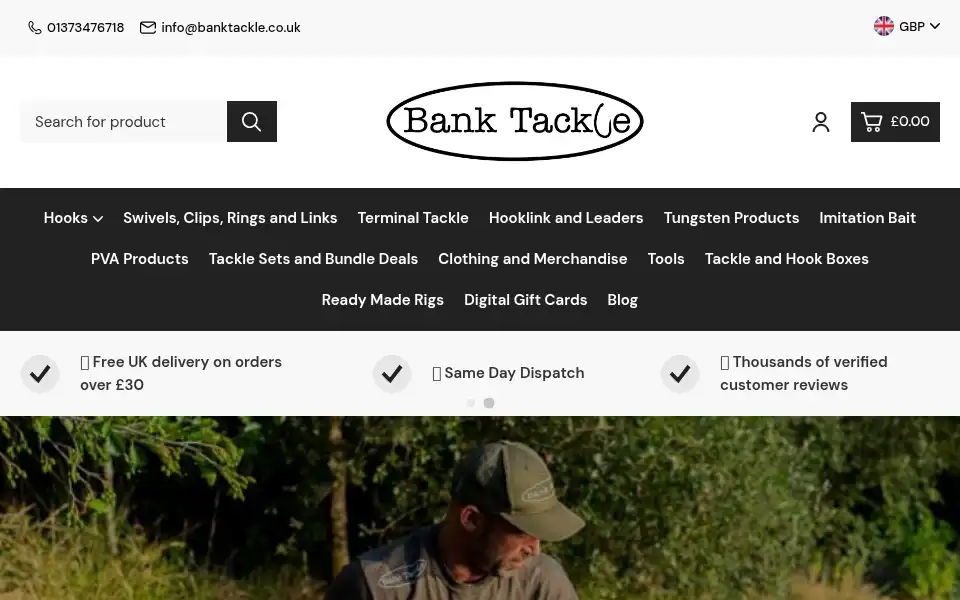 Screenshot of banktackle.co.uk