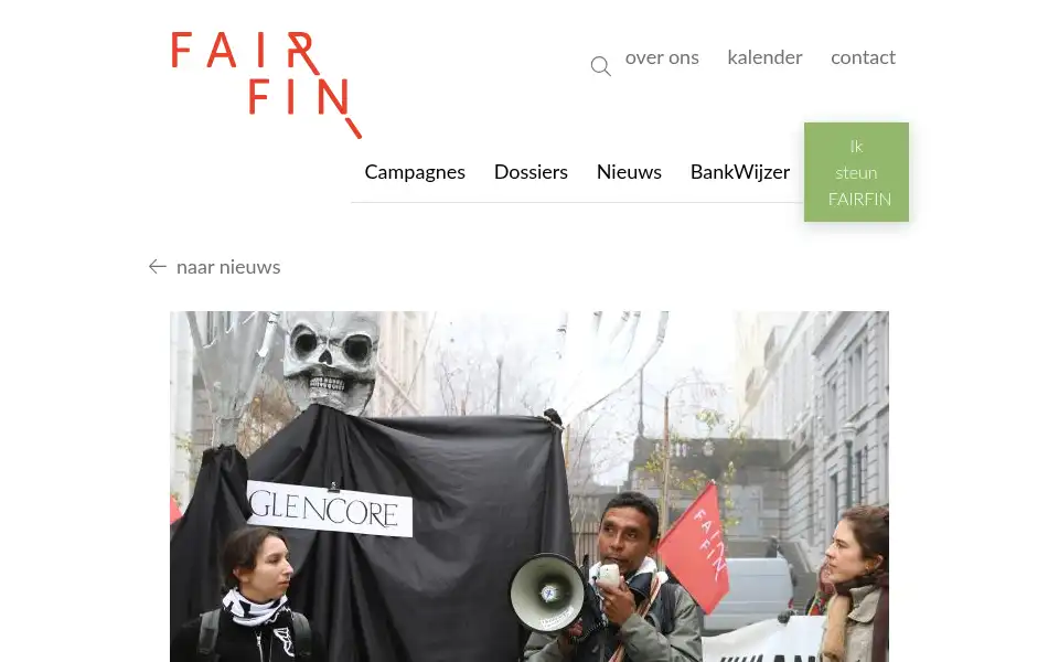 Screenshot of bankwijzer.be